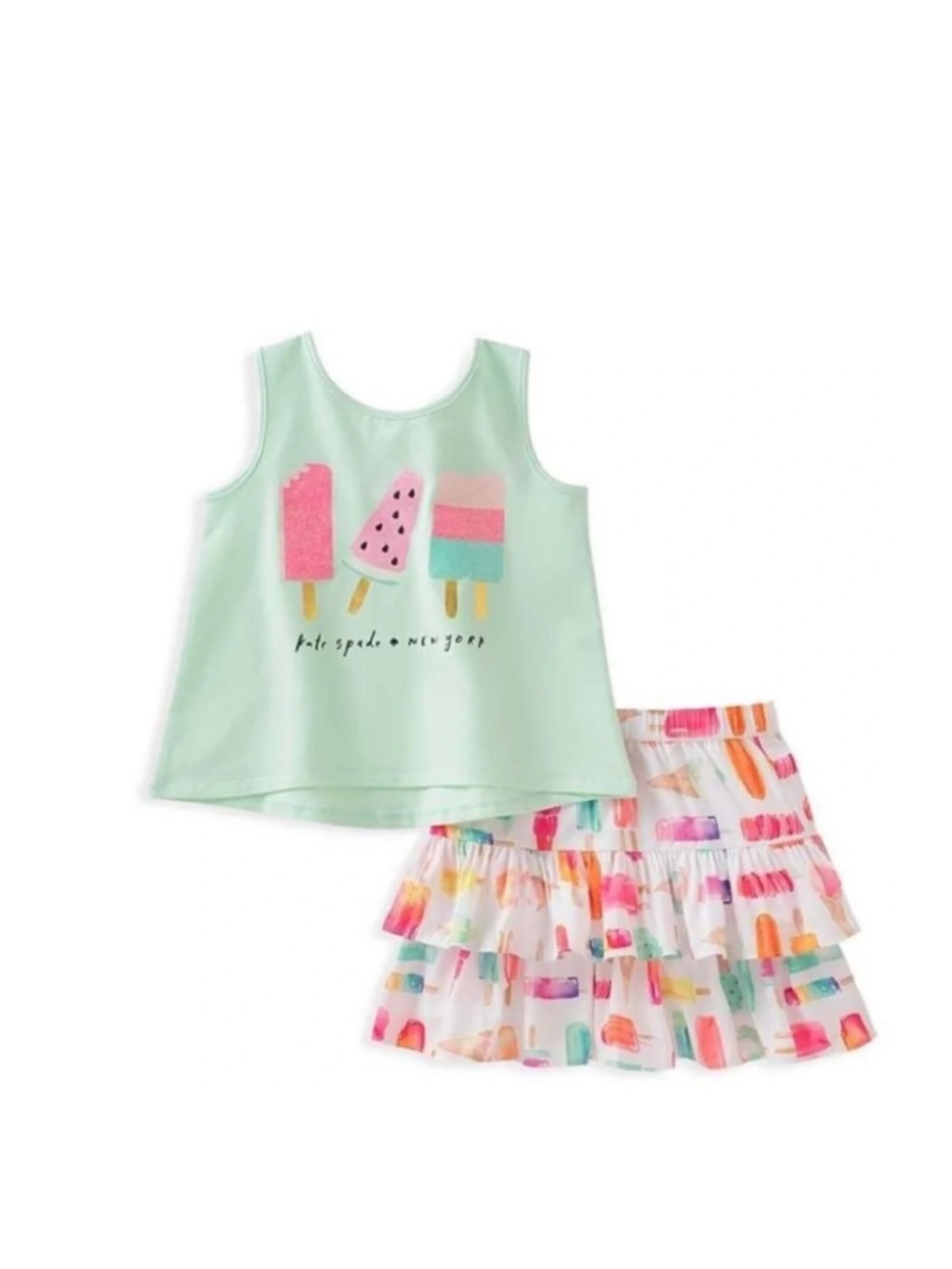 Kate Spade Popsicle Skirt and Mint Tank Set Size 18 months